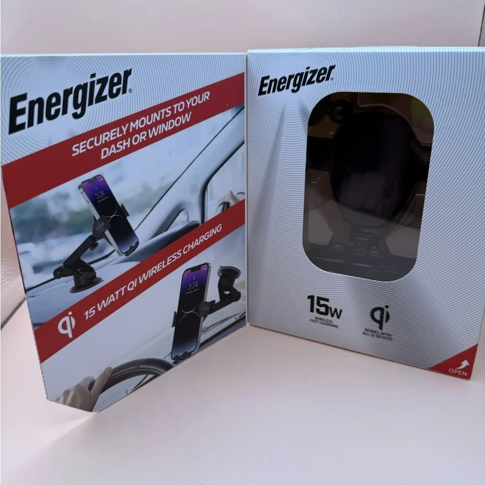 Energizer New-Wireless Fast Charging Gravity Grip Mount - Black